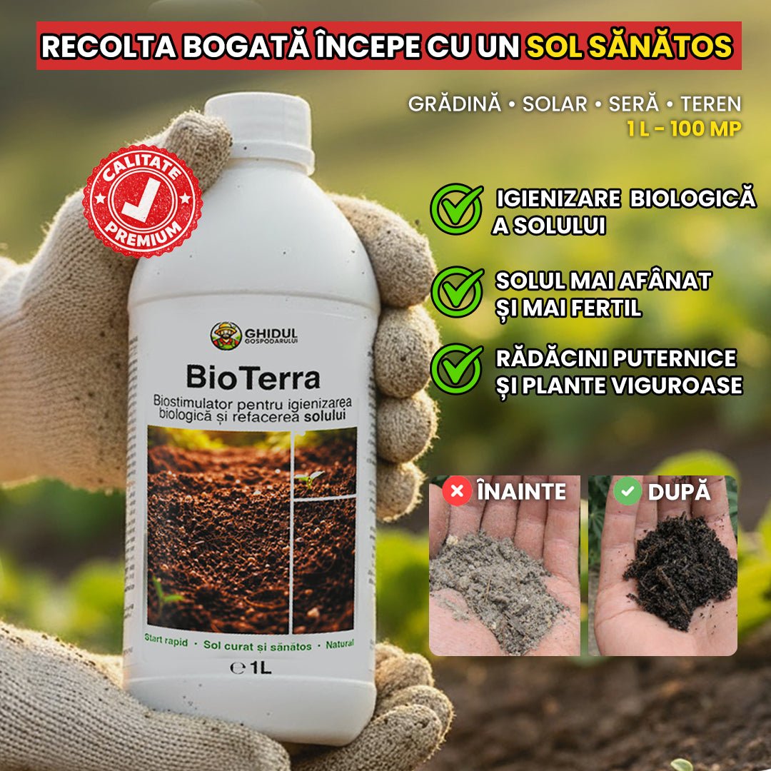 BioTerra™ – Biostimulator BIO pentru echilibrarea solului – 1L - Ghidul Gospodarului
